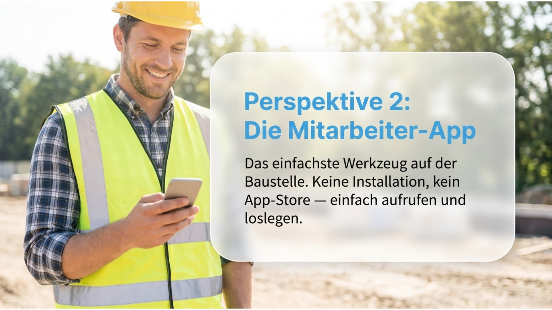 Perspektive 2: Die Mitarbeiter-App