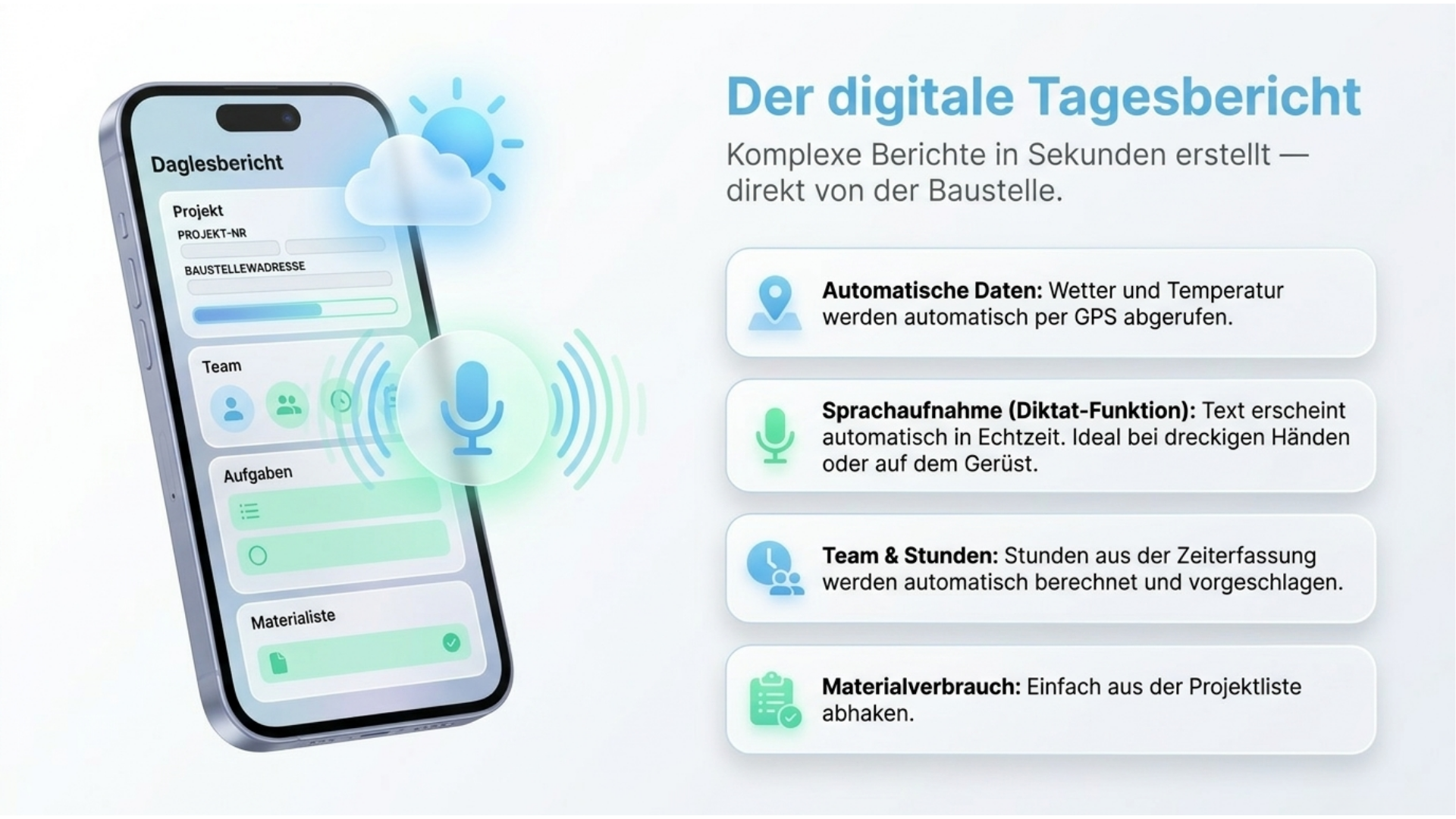 Der digitale Tagesbericht
